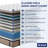 Bedstory 12"/14" Medium Hybrid Mattress with Pressure Relief & Motion Isolation,Pocket Springs,Gel Memory Foam, CertiPUR-US® & OEKO-TEX® Certified-305024514-316790948
