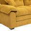 Causeuse petit canapé, canapé à assise profonde avec 2 coussins décoratifs