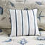 Édredon bleu - motif de tissage croisé 180Tc