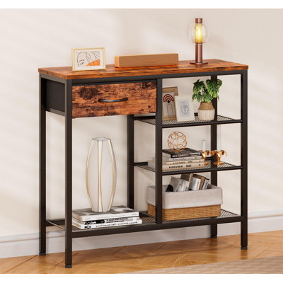 Entryway Table Industrial 31.5" Sofa Console Table
