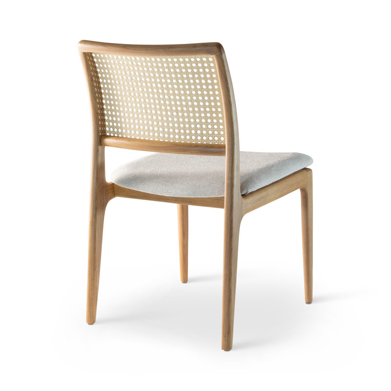 Modern Brazilian Upholstered Dining Chair, Domasco