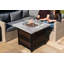 Hook Square Concrete Propane Smokeless Fire Pit