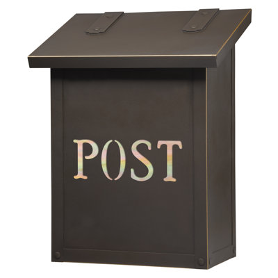 Brass Wall Mounted Mailbox