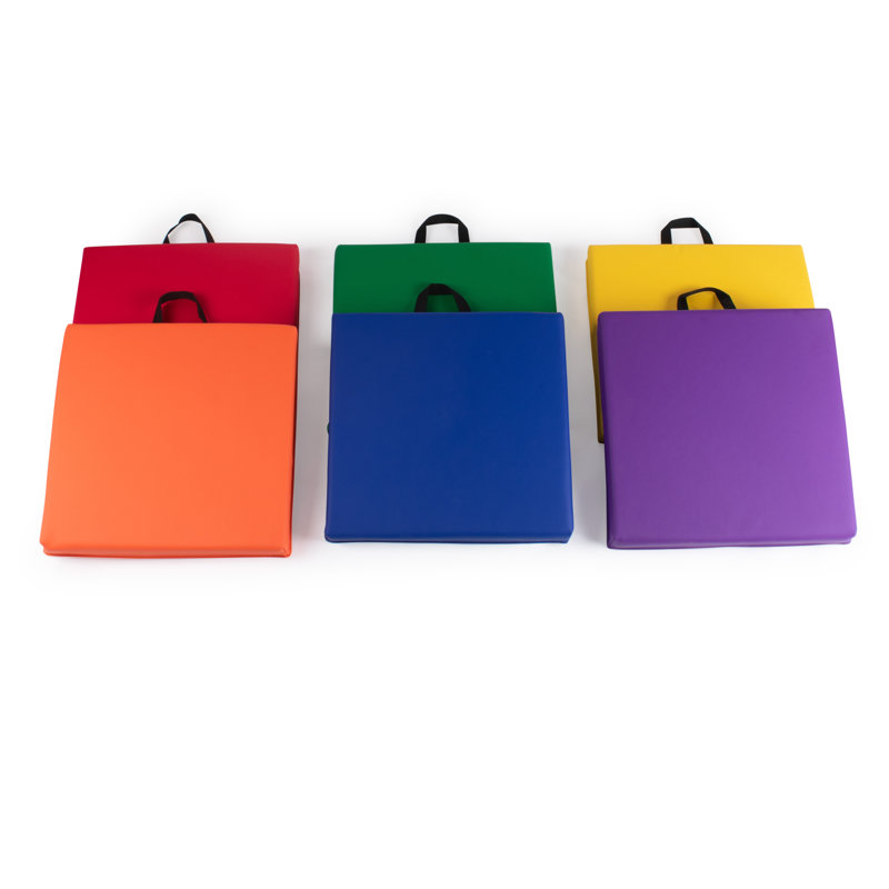 Ensemble de 6 coussins de sol en vinyle Bintiva