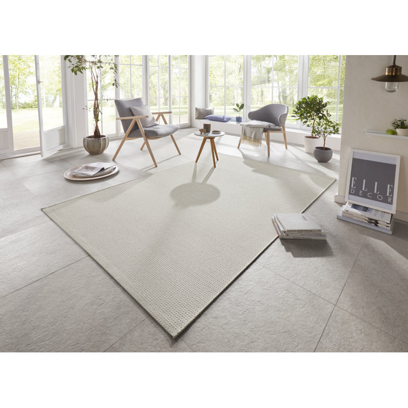 Millau Flatweave Beige/Taupe Indoor/Outdoor Rug, Rectangle 140 x 200cm