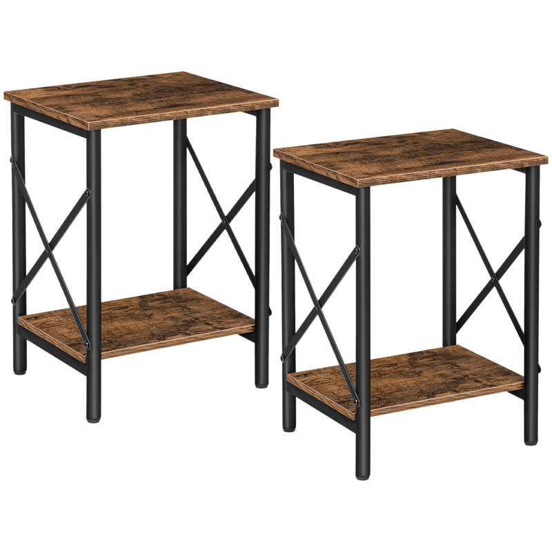 Ensemble de table de bout, H 19,9 po x l 14,6 po x P 10,6 po
