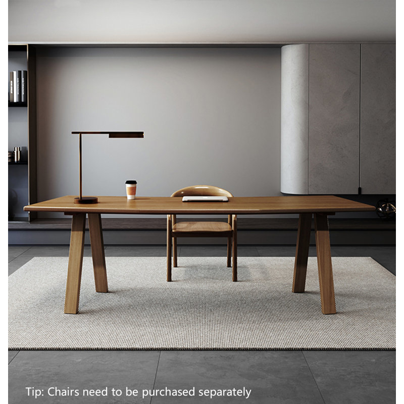 Grand bureau d'écriture Minimalist Modern, H 28,74 po x l 62,99 po x P 23,62 po
