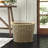 Seagrass Handmade Decorative and Functional Storage Basket with Handles