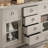 Light luxury red oak solid wood locker