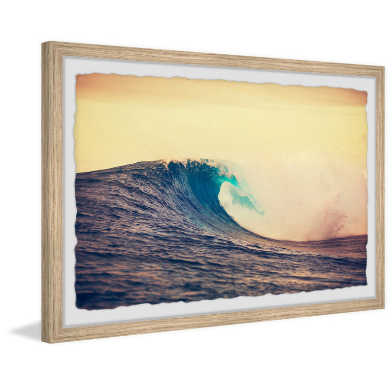 Make Waves 1 Piece Single Picture Frame Painting, 20cm H x 30cm W