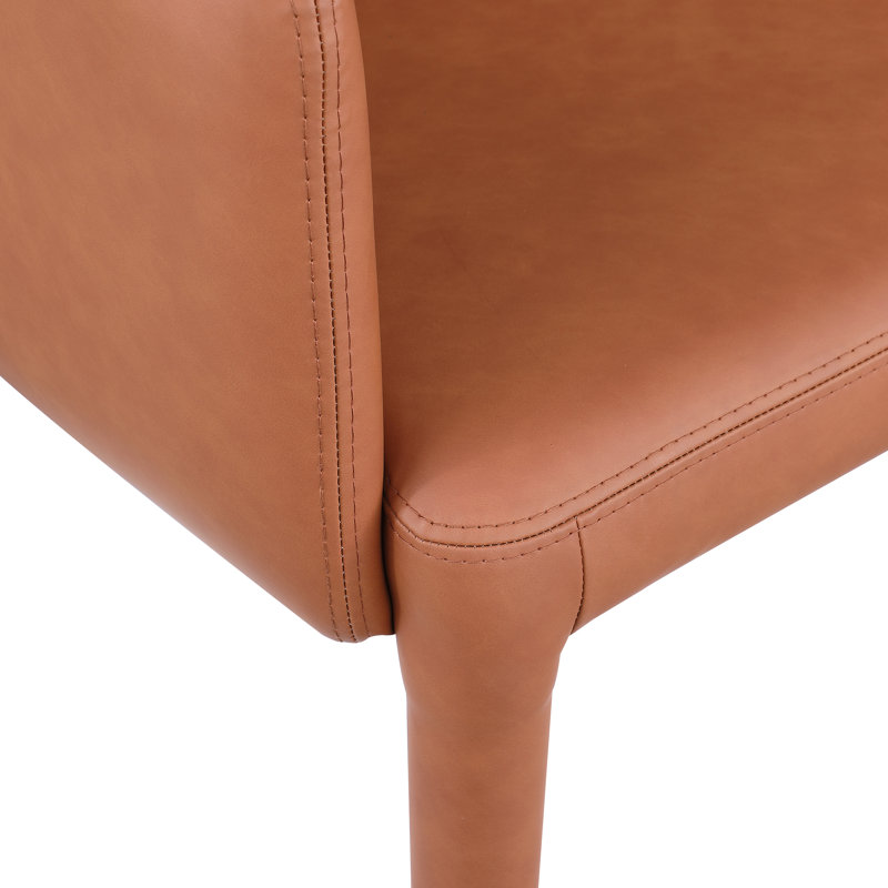 Pelle 25'' Wide, Cognac Vegan Leather
