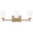 Rouillard 3-Light Bronze Gold Bath Light