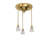 Amiley 3 - Light Gold Cluster Pendant