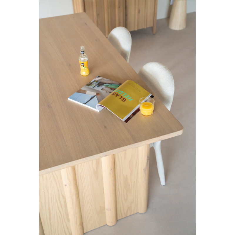 Jake Dining Table S, Natural, 31"H x 71"L x 39"W