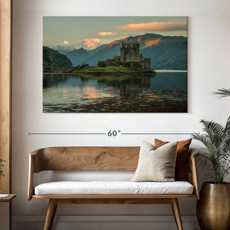 Lilie Eilean Donan Castle West, H 34 po x l 51 po