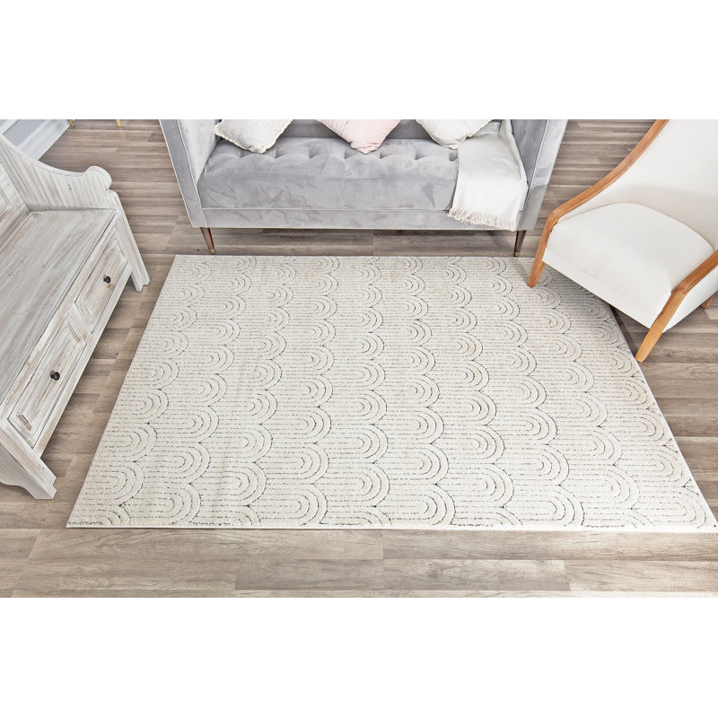 Cadence Contemporary Sandstone Area Rug, Rectangle 8' x 10'