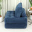 Fauteuil à billes 70,8 po en velours côtelé pour salon, chambre à coucher et dortoir
Velours côtelé - bleu-130674588