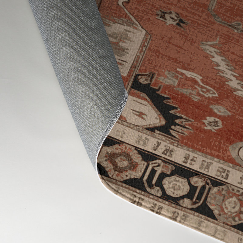 Tapis turc intérieur et extérieur brun, Rectangle 9 pi x 12 pi