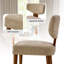 Chaise de salle à manger ergonomique moderne Mid-Century de 21 po avec pieds en bois massif Keim -1262826144-1262826149
