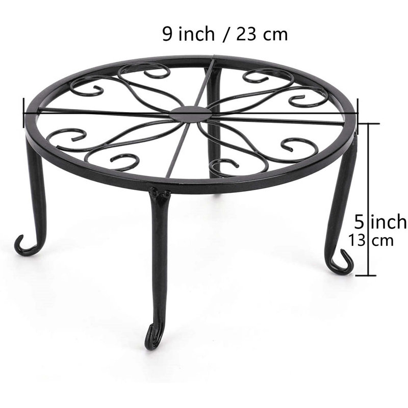 Plant Stand - Set of 4, Black