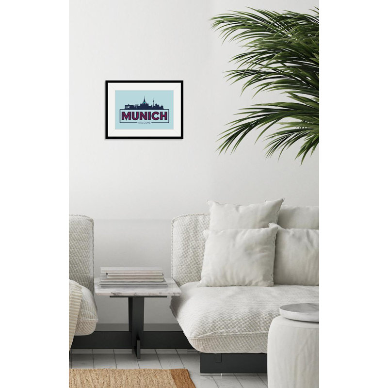 Munich Welcome - Single Picture Frame Print
