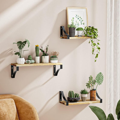 Paulownia Floating Shelf