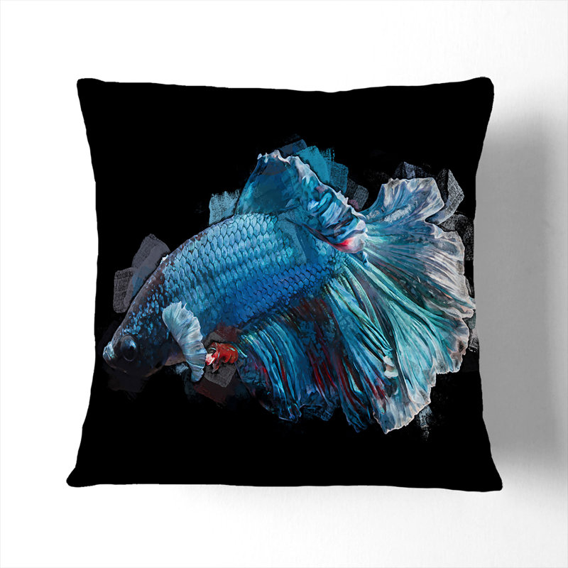 Floral Square Throw Cushion, 55cm H x 55cm W x 20cm D