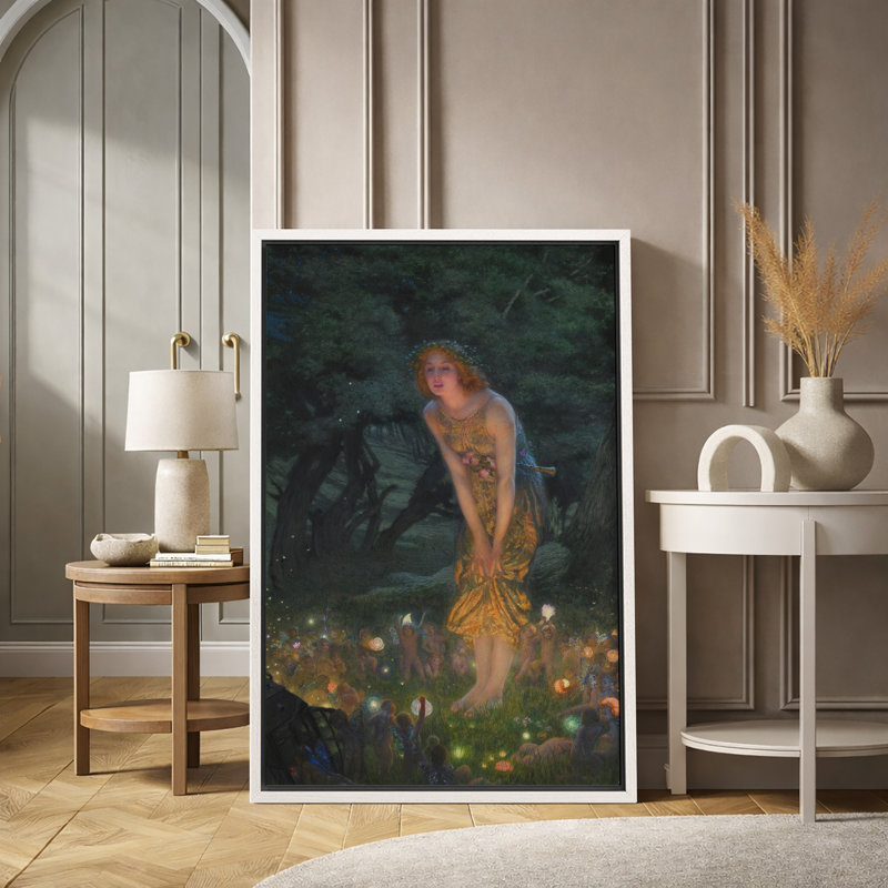 «Enchanted Fairy Tale Forest», impression de scène romantique, images sur toile encadrées, H 36 po x l 24 po x P 1,5 po