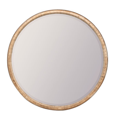 Beckett Round Beveled Mirror