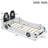 Twin Size Race Car-Shaped Platform Bed With LED And Upholstered Backrest-920759356
