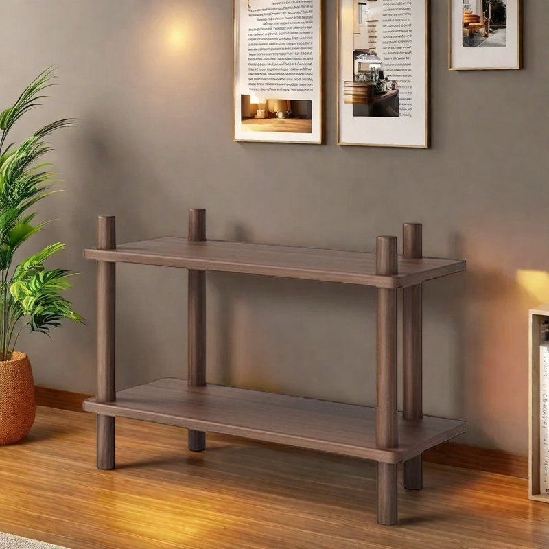 Bibliothèque haut de gamme et tendance, (2 tablettes) H 18,8 po x l 23,6 po x P 11,8 po