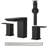 Widespread 2-handle Bathroom Faucet with Drain Assembly-126351079