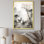 «Taeson Asian Art Sheep Sumi», reproduction d'art sur toile