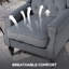 Upholstered Armchair-1500822030