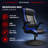 RESPAWN 800 Swivel Rocker Gaming Chair - Ergonomic Floor Gaming Seat with Lumbar Support, Flip Up Armrest, High Back, Pedestal Base, Comfortable No Wheels Console Video Game Rocker Chair-102751572