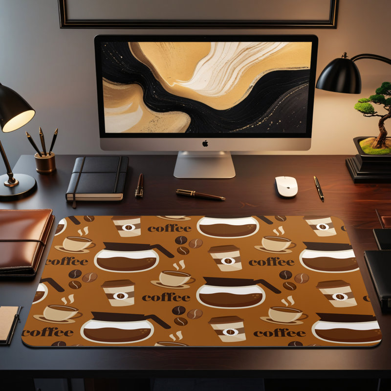 Polyester Desk Pad, 31.5x15.5