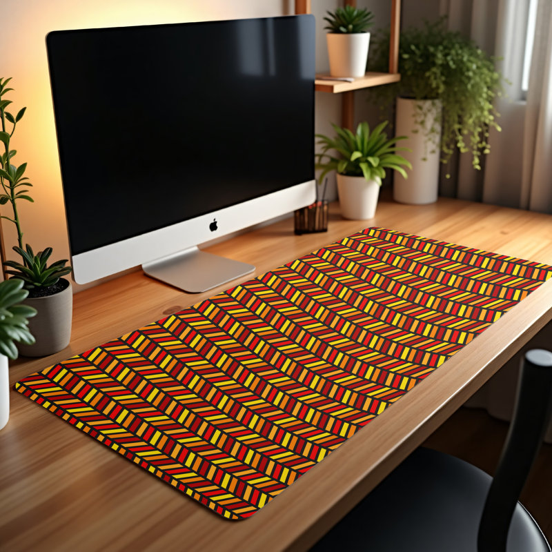 Polyester Desk Pad, 14.4x12.1