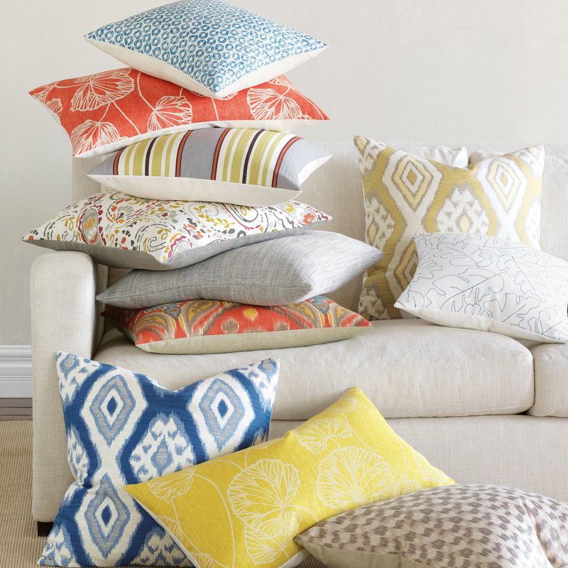 Draper Square Pillow Cover & Insert, Lake