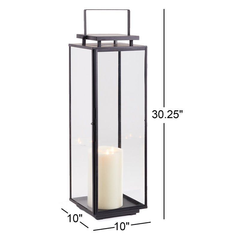Lantern, 30.25" H x 10" W x 10" D