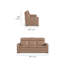 Canapé inclinable électrique avec console Windsor, appuis-tête électriques, lombaire Windsor-120263903