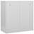 Locker Cabinet - Light Grey 35.4”X17.7”X36.4” Steel Storage Unit, Adjustable Shelves, Secure Locking Design-940508141