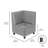 Kid Comfort Collective Modular Corner Chairs, 2-Pack - Gray-124164500