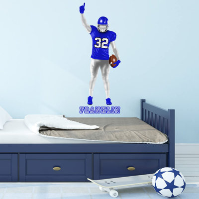 Adhésif décoratif footballeur