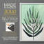 Verging Palm III - reproduction encadrée de qualité supérieure - prête à être accrochée - aucun clou requis - aucun clou requis-1462998577-1462998588