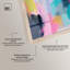 Ensemble « Flamingo Mist » : impression sous cadre-vitrine, ensemble d'art abstrait moderne par Art Remedy, cadre noir, 12 x 12-1831755858-1831755860
