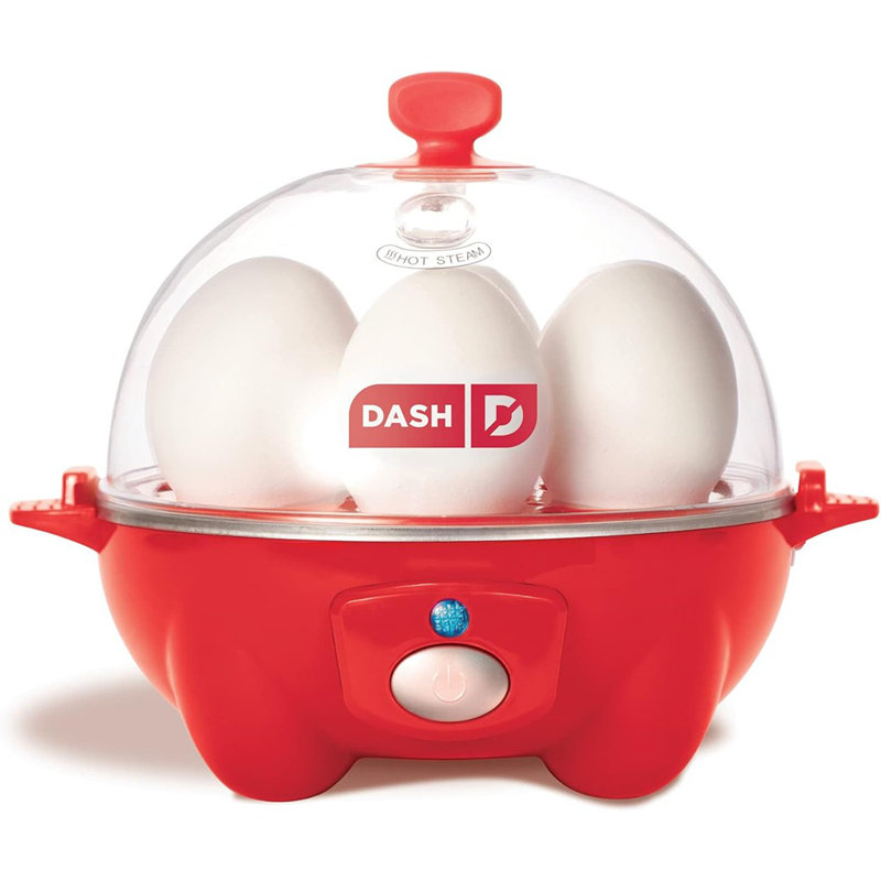 Dash Rapid 6 Egg Cooker, Red