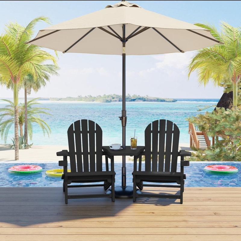 Ensemble de chaises d'extérieur Adirondack (ensemble de 2)