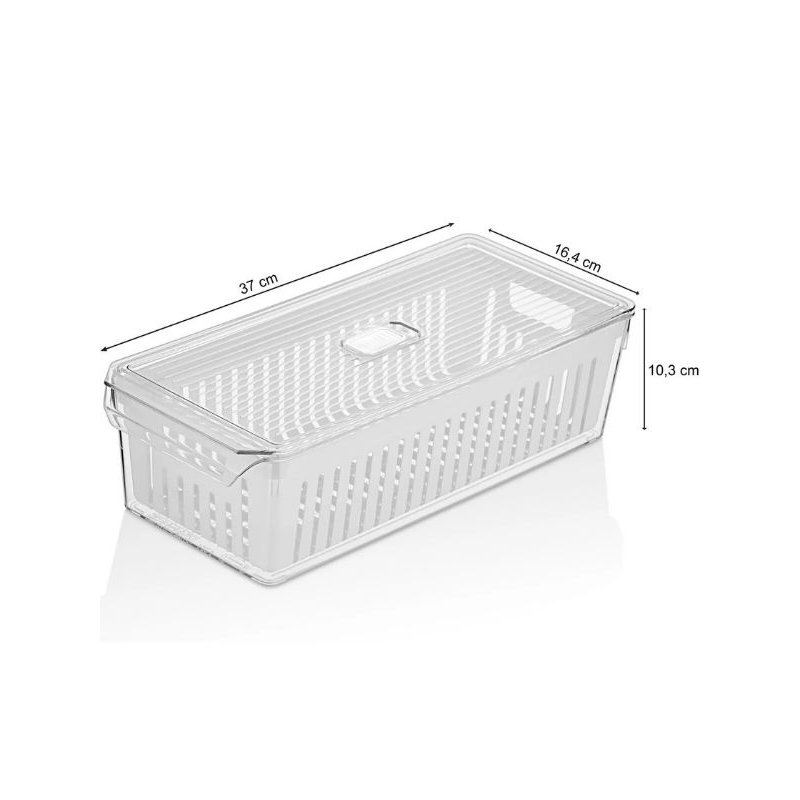 Durable Plastic Storage Box Set (3 Pieces), White, 14.6 x 6.5 x 4.1 Inches | 100% Dishwasher Safe | Ideal for Organizing Kitchen, Office, or Craft Supplies | Versatile and Space-Saving Design