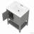 24" Modern Sleek Bathroom Vanity Elegant Ceramic Sink-110825177