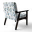 Chaise d'appoint pour enfants avec accoudoirs bleu pastel-251592794